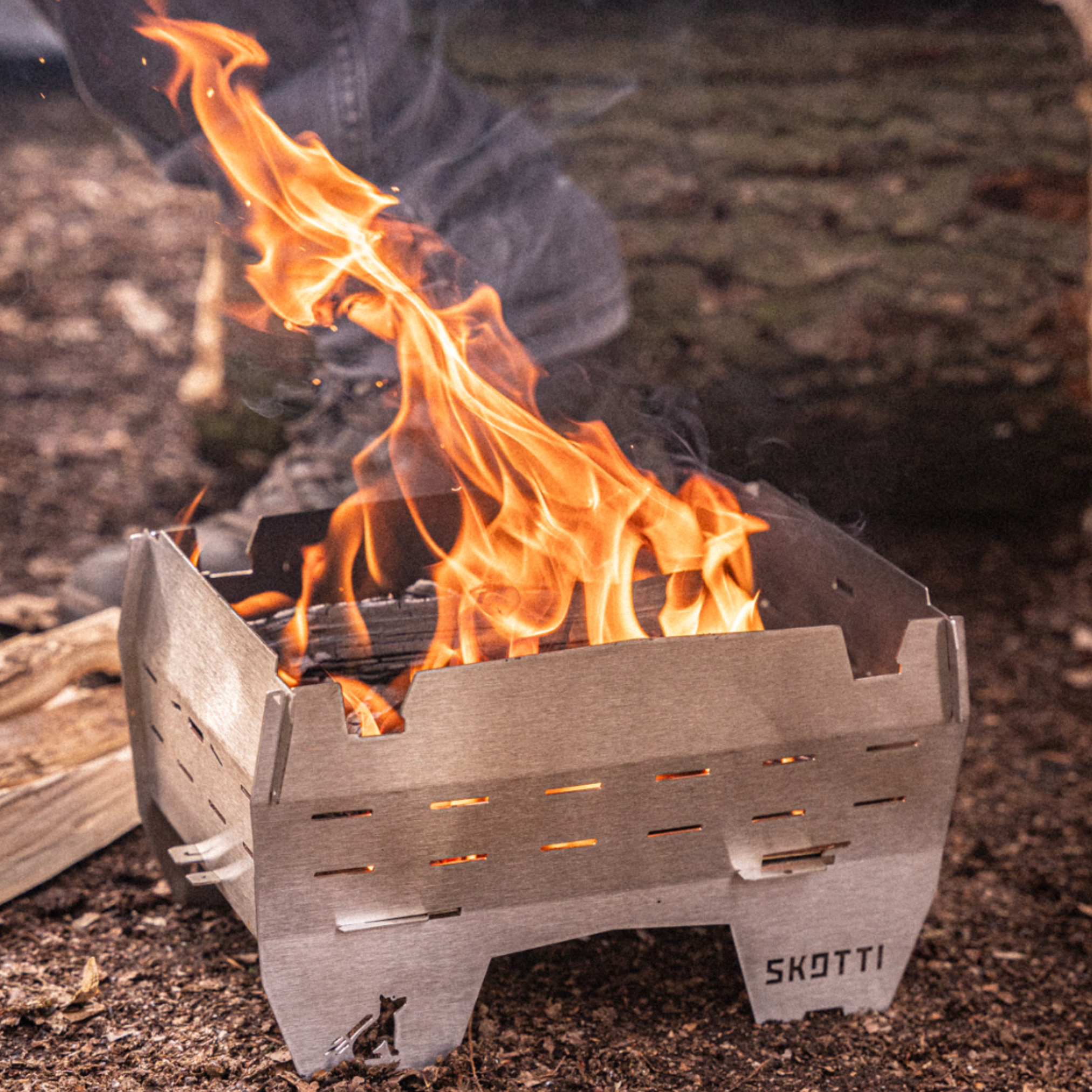 SKOTTI Mini Grill als Feuerschale